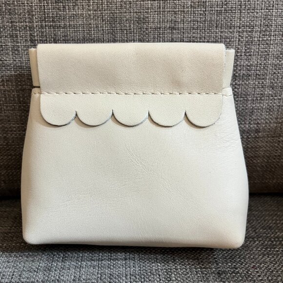 Portland Leather Penny Pouch in BONE - brand new! - Picture 3 of 4
